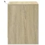 Mesitas de noche luces LED 2 uds madera ingeniería roble Sonoma by , Nightstands - Ref: Foro24-852052, Price: 87,17 €, Discou...