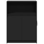 Aparador con LED madera de ingeniería negro 72x34x100 cm de , Aparadores - Ref: Foro24-852160, Precio: 80,45 €, Descuento: %