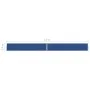 Toldo lateral retráctil para patio azul 140x1200 cm de vidaXL, Sombrillas - Ref: Foro24-313391, Precio: 91,92 €, Descuento: %