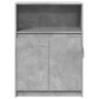 Aparador con LED madera ingeniería gris hormigón 72x34x100 cm de , Aparadores - Ref: Foro24-852162, Precio: 76,76 €, Descuent...