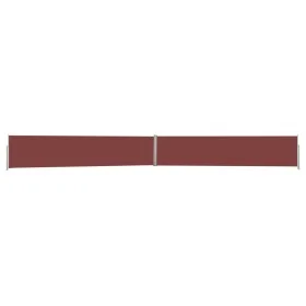 Toldo lateral retráctil para patio marrón 170x1200 cm de vidaXL, Sombrillas - Ref: Foro24-313396, Precio: 171,78 €, Descuento: %