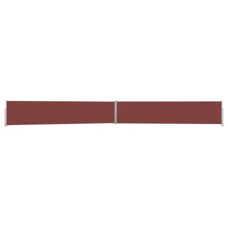 Toldo lateral retráctil para patio marrón 170x1200 cm de vidaXL, Sombrillas - Ref: Foro24-313396, Precio: 171,78 €, Descuento: %