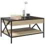 Mesa de centro con Infinity LED roble Sonoma 70x50x38 cm de , Mesas de centro - Ref: Foro24-847703, Precio: 92,67 €, Descuent...