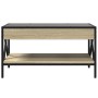 Mesa de centro con Infinity LED roble Sonoma 70x50x38 cm de , Mesas de centro - Ref: Foro24-847703, Precio: 92,67 €, Descuent...