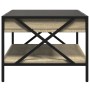 Mesa de centro con Infinity LED roble Sonoma 70x50x38 cm de , Mesas de centro - Ref: Foro24-847703, Precio: 92,67 €, Descuent...