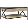 Mesa de centro con Infinity LED roble Sonoma 70x50x38 cm de , Mesas de centro - Ref: Foro24-847703, Precio: 92,67 €, Descuent...