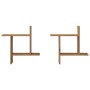 Estantes pared 2 uds madera ingeniería artisian 50x12x50 cm de , Estantes y estanterías - Ref: Foro24-853262, Precio: 27,83 €...