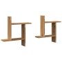 Estantes pared 2 uds madera ingeniería artisian 50x12x50 cm de , Estantes y estanterías - Ref: Foro24-853262, Precio: 27,83 €...