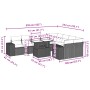 Set sofás jardín 10 pzas con cojines ratán sintético gris claro de , Conjuntos de jardín - Ref: Foro24-3269392, Precio: 742,0...