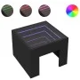 Mesa de centro con Infinity LED negro 40x40x30 cm de , Mesas de centro - Ref: Foro24-847596, Precio: 64,08 €, Descuento: %