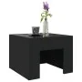 Mesa de centro con Infinity LED negro 40x40x30 cm de , Mesas de centro - Ref: Foro24-847596, Precio: 64,08 €, Descuento: %