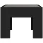 Mesa de centro con Infinity LED negro 40x40x30 cm de , Mesas de centro - Ref: Foro24-847596, Precio: 64,08 €, Descuento: %