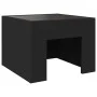 Mesa de centro con Infinity LED negro 40x40x30 cm de , Mesas de centro - Ref: Foro24-847596, Precio: 64,08 €, Descuento: %