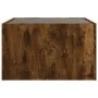 Mesa de centro con Infinity LED roble ahumado 50x50x30 cm by , Coffee table - Ref: Foro24-847606, Price: 79,47 €, Discount: %