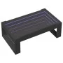Mesa de centro con Infinity LED negro 90x53x30 cm de , Mesas de centro - Ref: Foro24-847638, Precio: 111,51 €, Descuento: %