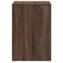 Mesitas de noche luces LED 2 uds madera ingeniería roble marrón de , Mesitas de noche - Ref: Foro24-852046, Precio: 87,37 €, ...