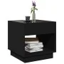 Mesa de centro con Infinity LED negro 50x50x50 cm by , Coffee table - Ref: Foro24-847652, Price: 87,48 €, Discount: %