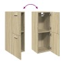 Armario de baño madera contrachapada roble Sonoma 30x30x80 cm de , Muebles de baño - Ref: Foro24-849634, Precio: 39,57 €, Des...