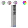 Aparador con LED madera ingeniería gris Sonoma 36x32,5x200 cm de , Aparadores - Ref: Foro24-852129, Precio: 82,46 €, Descuent...