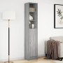 Aparador con LED madera ingeniería gris Sonoma 36x32,5x200 cm de , Aparadores - Ref: Foro24-852129, Precio: 82,46 €, Descuent...