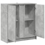 Aparador con LED madera ingeniería gris hormigón 77x34x85 cm de , Aparadores - Ref: Foro24-852134, Precio: 71,24 €, Descuento: %