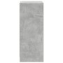 Aparador con LED madera ingeniería gris hormigón 77x34x85 cm de , Aparadores - Ref: Foro24-852134, Precio: 71,24 €, Descuento: %
