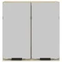 Mueble espejo de baño madera roble Sonoma 64,5x20x66,5 cm de , Tocadores de baño - Ref: Foro24-849655, Precio: 63,38 €, Descu...