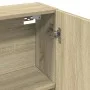 Mueble espejo de baño madera roble Sonoma 64,5x20x66,5 cm de , Tocadores de baño - Ref: Foro24-849655, Precio: 63,38 €, Descu...