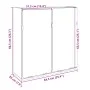 Mueble espejo de baño madera roble Sonoma 64,5x20x66,5 cm de , Tocadores de baño - Ref: Foro24-849655, Precio: 63,38 €, Descu...