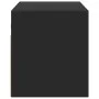 Mueble de TV de pared con luces LED negro 80x31x35 cm de , Muebles TV - Ref: Foro24-852258, Precio: 50,03 €, Descuento: %
