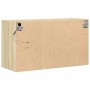 Mueble de TV de pared con luces LED roble Sonoma 80x31x45 cm de , Muebles TV - Ref: Foro24-852287, Precio: 65,87 €, Descuento: %