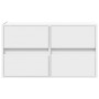 Mueble de TV de pared con luces LED blanco 80x31x45 cm de , Muebles TV - Ref: Foro24-852285, Precio: 67,95 €, Descuento: %
