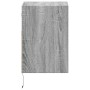 Mueble de TV de pared con luces LED gris Sonoma 41x31x45 cm de , Muebles TV - Ref: Foro24-852323, Precio: 51,76 €, Descuento: %