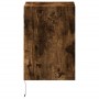 Mueble de TV de pared con luces LED roble ahumado 41x31x45 cm de , Muebles TV - Ref: Foro24-852321, Precio: 50,26 €, Descuent...