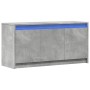 Mueble de TV LED madera ingeniería gris hormigón 100x34x50 cm de , Muebles TV - Ref: Foro24-852211, Precio: 79,19 €, Descuent...