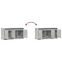 Mueble de TV LED madera ingeniería gris hormigón 100x34x50 cm de , Muebles TV - Ref: Foro24-852211, Precio: 79,19 €, Descuent...