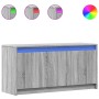 Mueble de TV con LED madera ingeniería gris Sonoma 100x34x50 cm de , Muebles TV - Ref: Foro24-852213, Precio: 80,39 €, Descue...