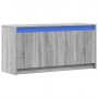 Mueble de TV con LED madera ingeniería gris Sonoma 100x34x50 cm de , Muebles TV - Ref: Foro24-852213, Precio: 80,39 €, Descue...