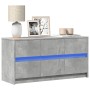 Mueble de TV LED madera ingeniería gris hormigón 100x34x50 cm de , Muebles TV - Ref: Foro24-852218, Precio: 103,27 €, Descuen...
