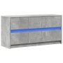 Mueble de TV LED madera ingeniería gris hormigón 100x34x50 cm de , Muebles TV - Ref: Foro24-852218, Precio: 103,27 €, Descuen...