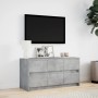 Mueble de TV LED madera ingeniería gris hormigón 100x34x50 cm de , Muebles TV - Ref: Foro24-852218, Precio: 103,27 €, Descuen...