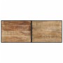 Set mesa alta y taburetes 7 pzas madera maciza mango y metal de , muebles para cocinas y comedores - Ref: Foro24-3216408, Pre...