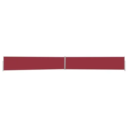 Toldo lateral retráctil para patio rojo 170x1200 cm de vidaXL, Sombrillas - Ref: Foro24-313398, Precio: 154,60 €, Descuento: %