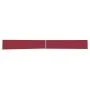 Toldo lateral retráctil para patio rojo 170x1200 cm de vidaXL, Sombrillas - Ref: Foro24-313398, Precio: 154,60 €, Descuento: %