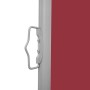 Toldo lateral retráctil para patio rojo 170x1200 cm de vidaXL, Sombrillas - Ref: Foro24-313398, Precio: 157,07 €, Descuento: %