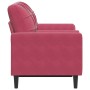 Sofá de 2 plazas con cojines terciopelo rojo tinto 120 cm de , Sofás - Ref: Foro24-3278213, Precio: 246,31 €, Descuento: %