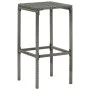 Kitchen stools with cushions 6 units gray synthetic rattan by vidaXL, Kitchen stools - Ref: Foro24-313450, Price: 182,79 €, D...