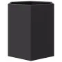 Jardineras hexagonales 2 uds acero negra 46x40x45 cm de , Maceteros y jardineras - Ref: Foro24-851109, Precio: 86,25 €, Descu...