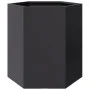 Jardineras hexagonales 2 uds acero negra 46x40x45 cm de , Maceteros y jardineras - Ref: Foro24-851109, Precio: 86,25 €, Descu...
