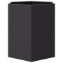 Jardineras hexagonales 2 uds acero negra 46x40x45 cm de , Maceteros y jardineras - Ref: Foro24-851109, Precio: 90,01 €, Descu...